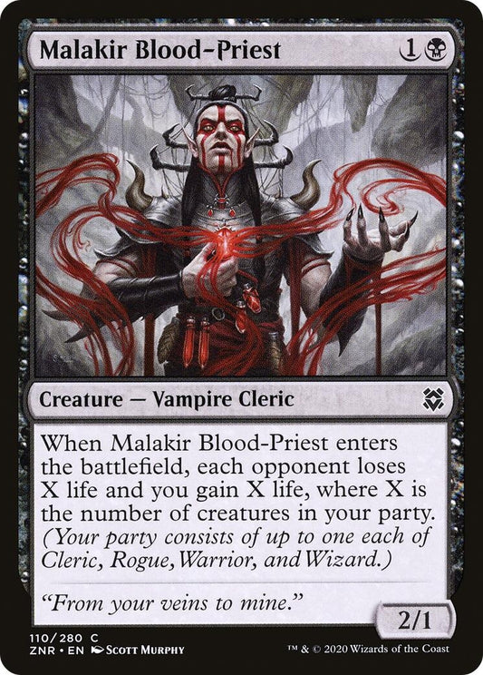 Image for Malakir Blood-Priest (110) (ZNR) - Magic: The Gathering