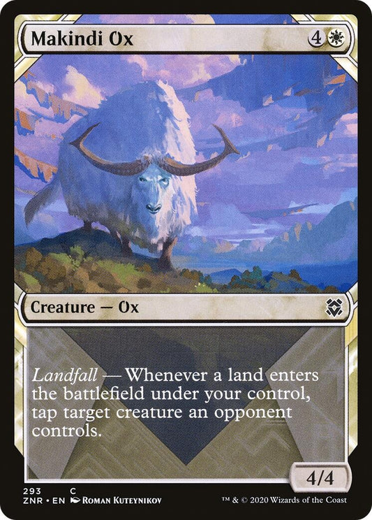 Image for Makindi Ox (Showcase) (293) (ZNR) - Magic: The Gathering