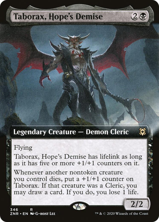 Image for Taborax, Hope's Demise (Extended Art) (346) (ZNR) - Magic: The Gathering