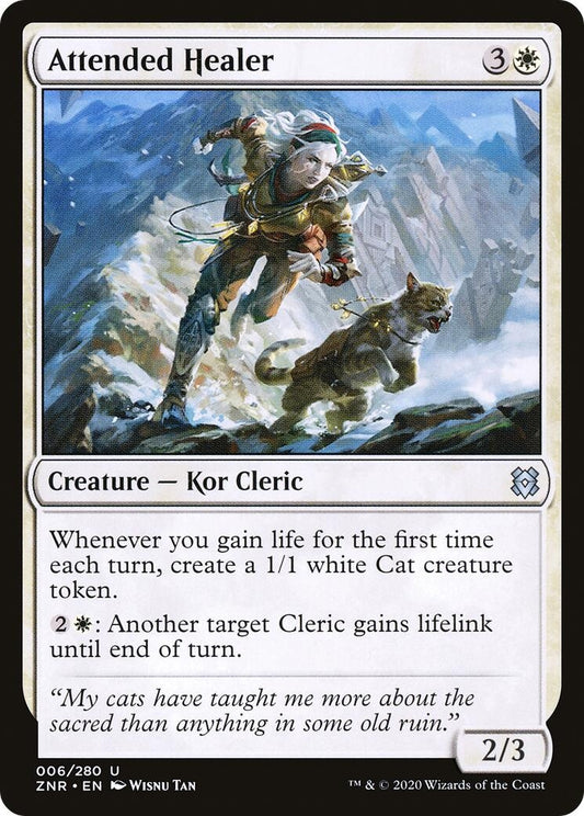Image for Attended Healer (6) (ZNR) - Magic: The Gathering