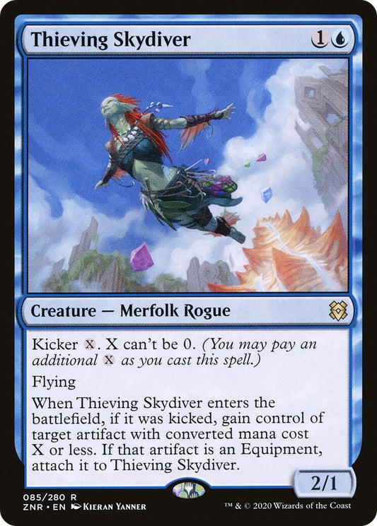 Image for Thieving Skydiver (85) (ZNR) - Magic: The Gathering
