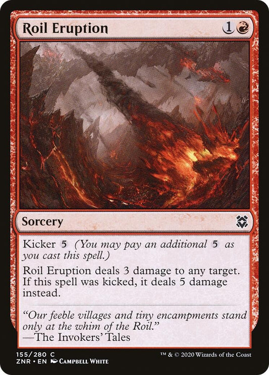 Image for Roil Eruption (155) (ZNR) - Magic: The Gathering