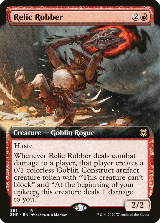 Image for Relic Robber (Extended Art) (351) (ZNR) - Magic: The Gathering