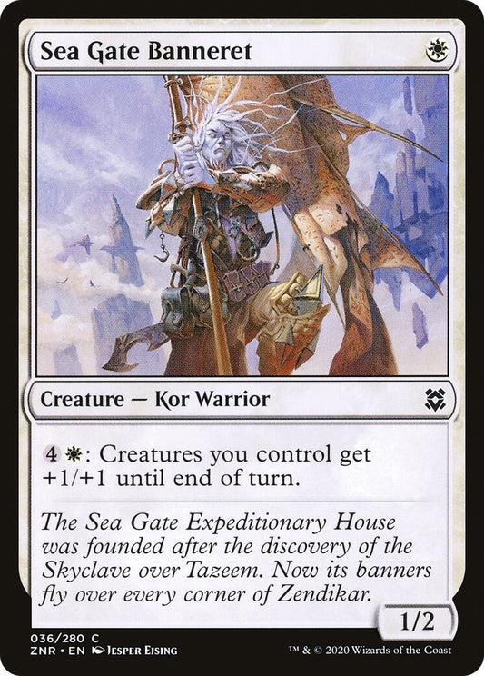 Image for Sea Gate Banneret (36) (ZNR) - Magic: The Gathering