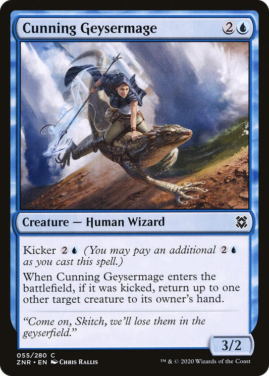 Image for Cunning Geysermage (55) (ZNR) - Magic: The Gathering