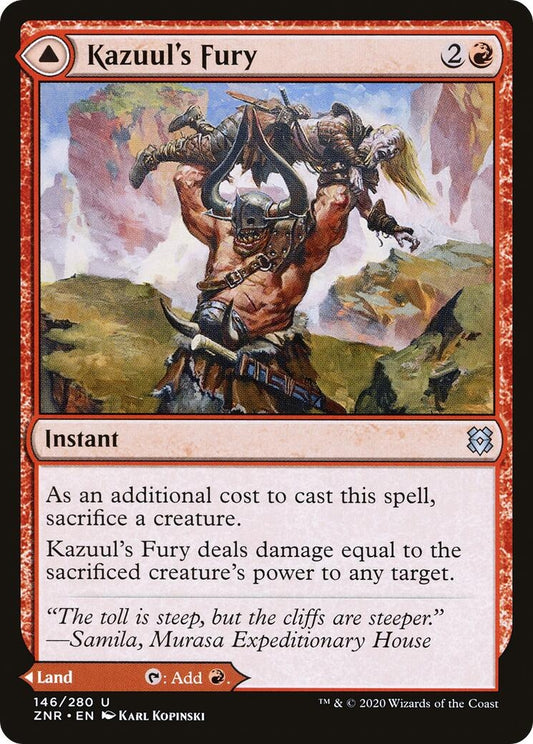 Image for Kazuul's Fury (146) (ZNR) - Magic: The Gathering