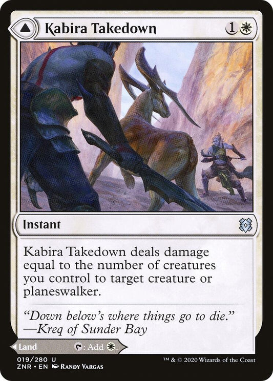 Image for Kabira Takedown (19) (ZNR) - Magic: The Gathering