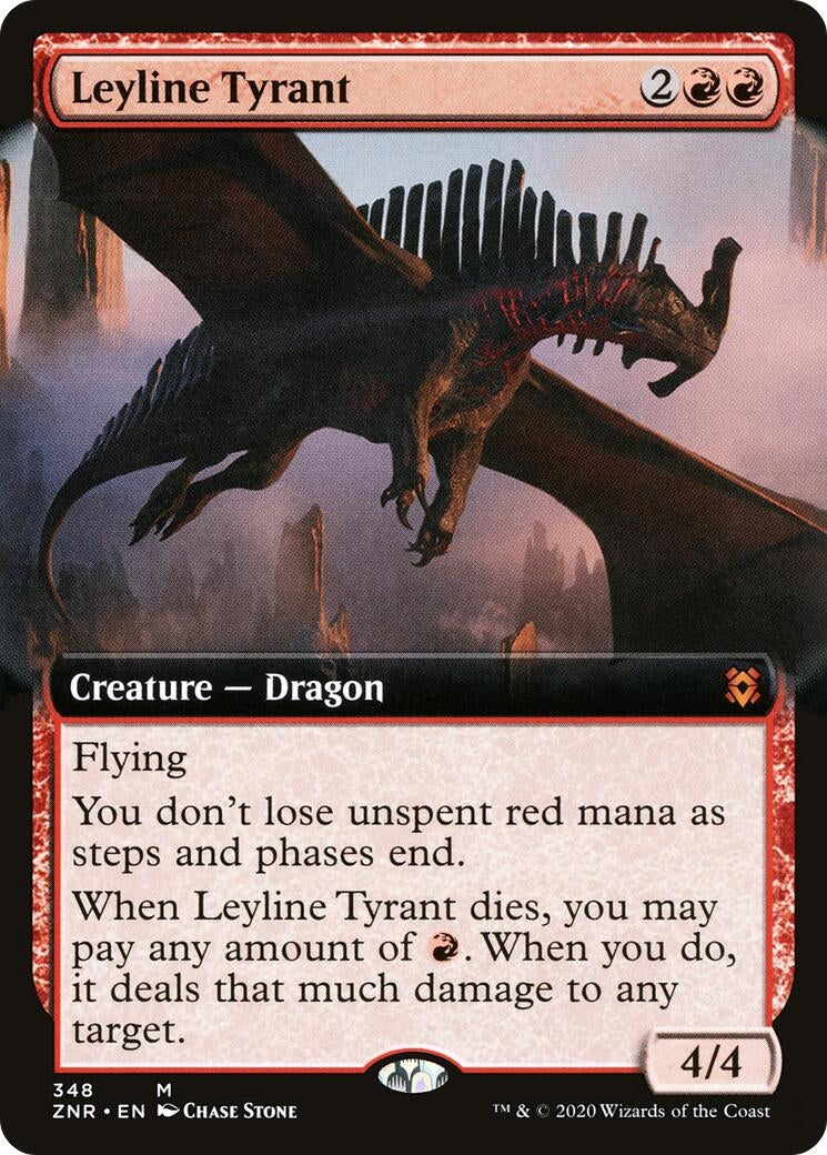 Leyline Tyrant (Extended Art) (348) (ZNR)