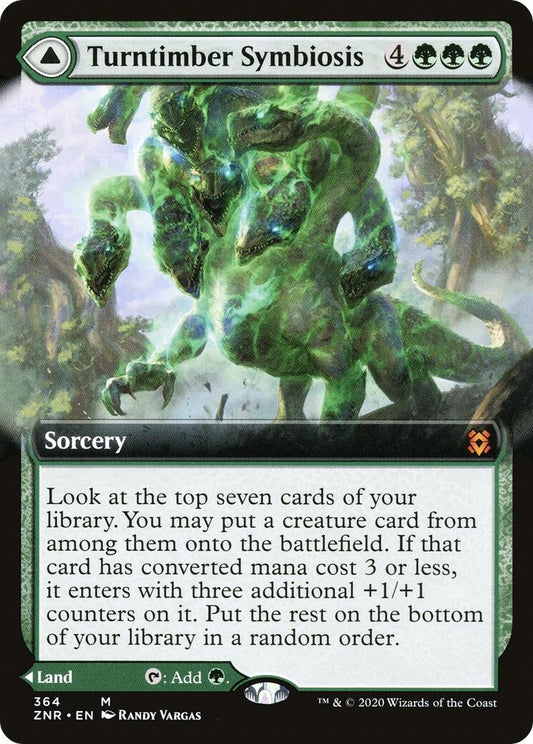 Image for Turntimber Symbiosis (Extended Art) (364) (ZNR) - Magic: The Gathering