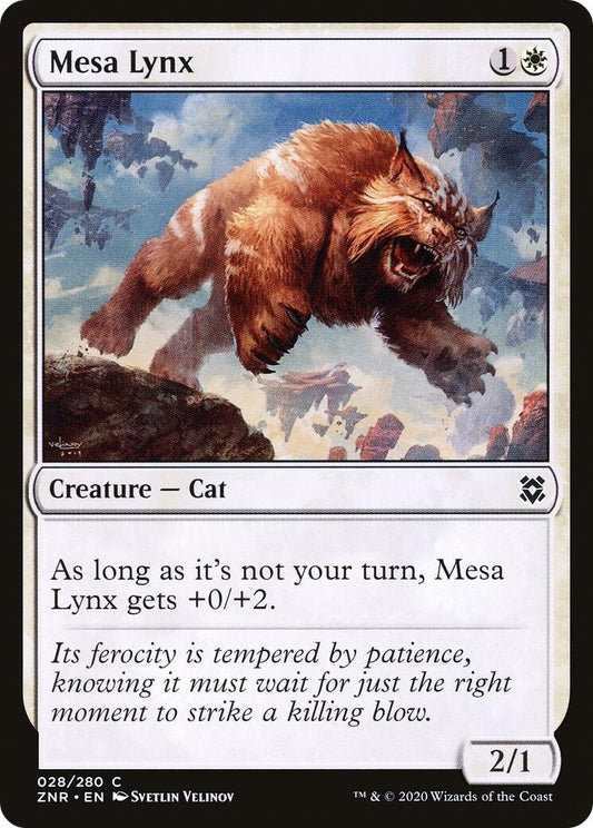 Image for Mesa Lynx (28) (ZNR) - Magic: The Gathering