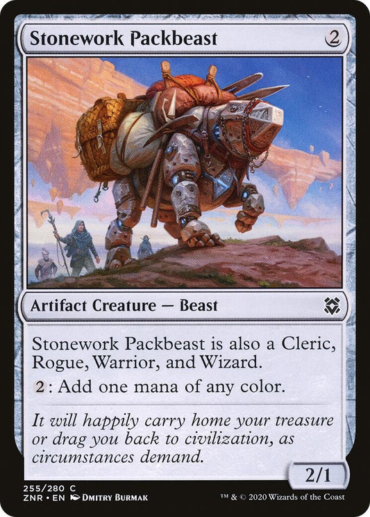 Image for Stonework Packbeast (255) (ZNR) - Magic: The Gathering