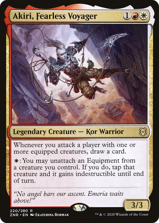 Image for Akiri, Fearless Voyager (220) (ZNR) - Magic: The Gathering