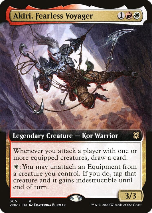 Image for Akiri, Fearless Voyager (Extended Art) (365) (ZNR) - Magic: The Gathering