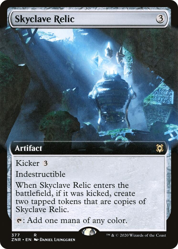 Skyclave Relic (Extended Art) (377) (ZNR)