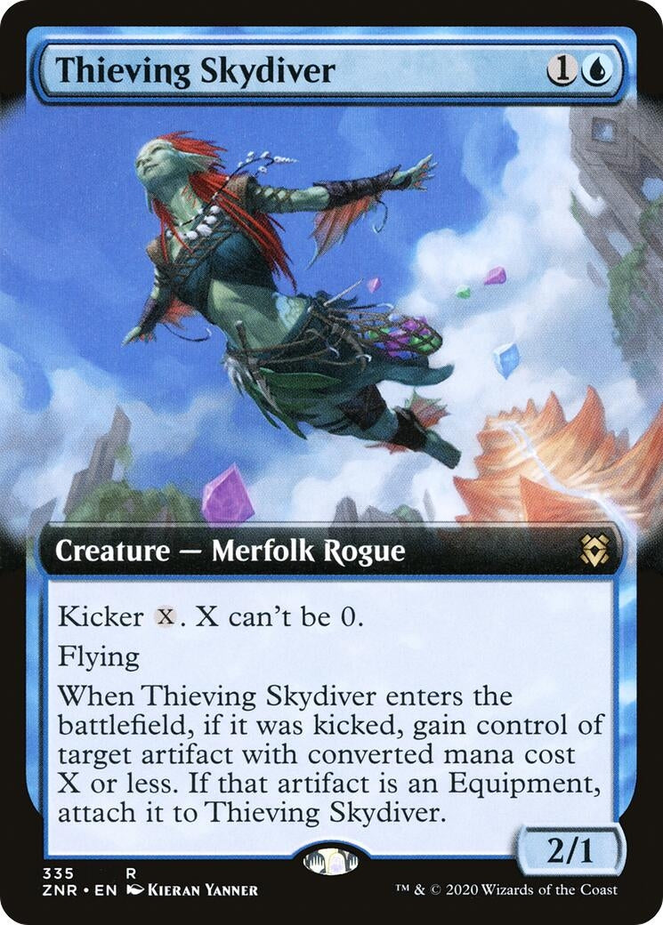 Thieving Skydiver (Extended Art) (335) (ZNR)