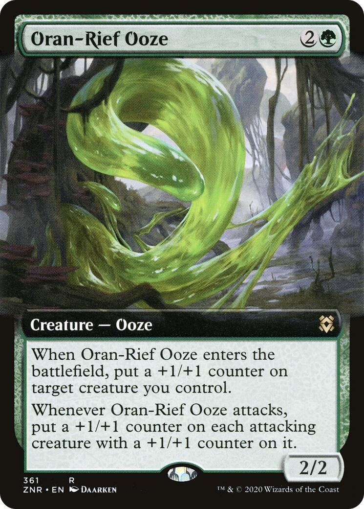 Oran-Rief Ooze (Extended Art) (361) (ZNR)