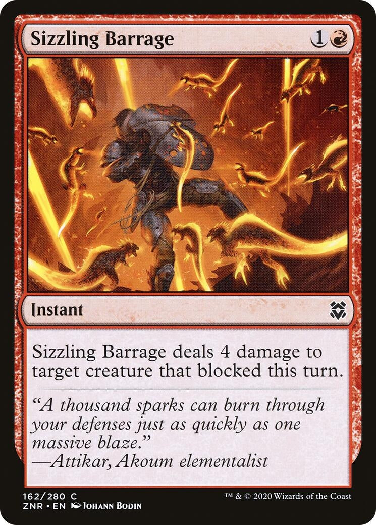 Sizzling Barrage (162) (ZNR)