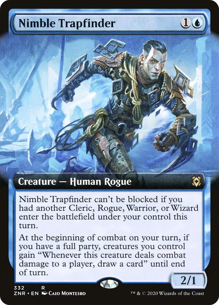 Nimble Trapfinder (Extended Art) (332) (ZNR)