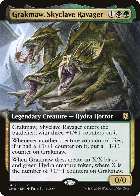 Image for Grakmaw, Skyclave Ravager (Extended Art) (366) (ZNR) - Magic: The Gathering