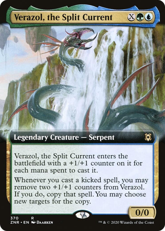 Image for Verazol, the Split Current (Extended Art) (370) (ZNR) - Magic: The Gathering
