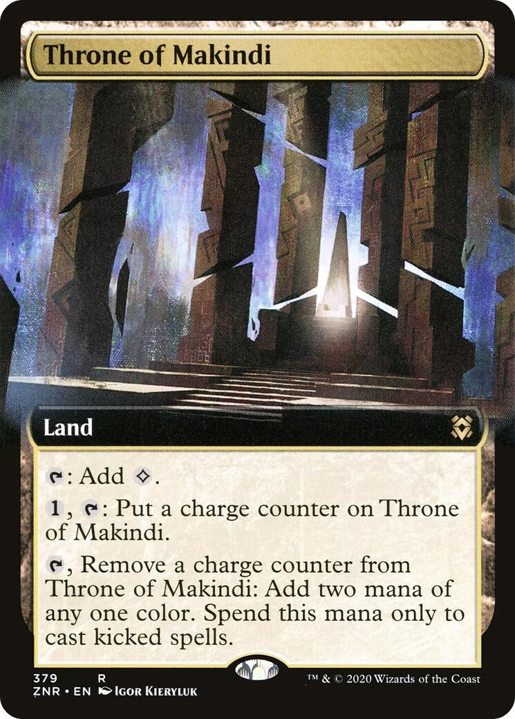 Throne of Makindi (Extended Art) (379) (ZNR)