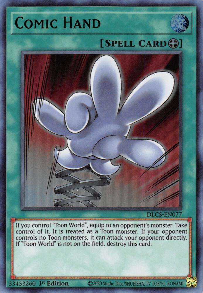 Comic Hand (Green) (DLCS-EN077) (DLCS)
