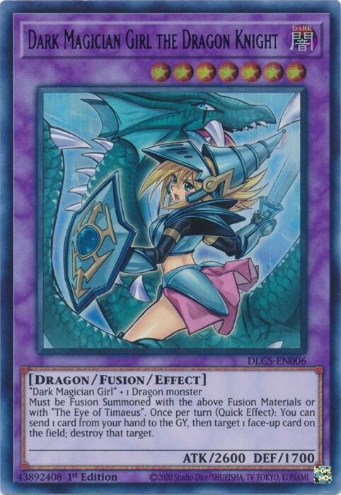 Dark Magician Girl the Dragon Knight (Alternate Art) (Purple) (DLCS-EN006) (DLCS)