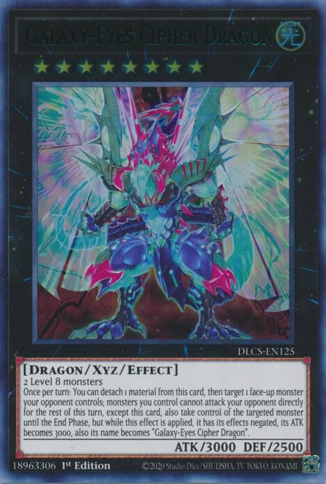Galaxy-Eyes Cipher Dragon (Green) (DLCS-EN125) (DLCS)