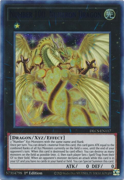 Number 100: Numeron Dragon (Green) (DLCS-EN117) (DLCS)