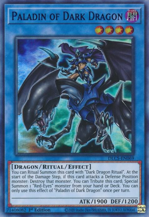 Paladin of Dark Dragon (Blue) (DLCS-EN069) (DLCS)