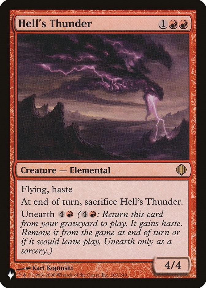 Hell's Thunder (103/249) (LIST)
