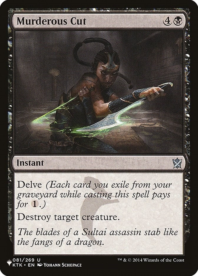 Murderous Cut (081/269) (LIST)