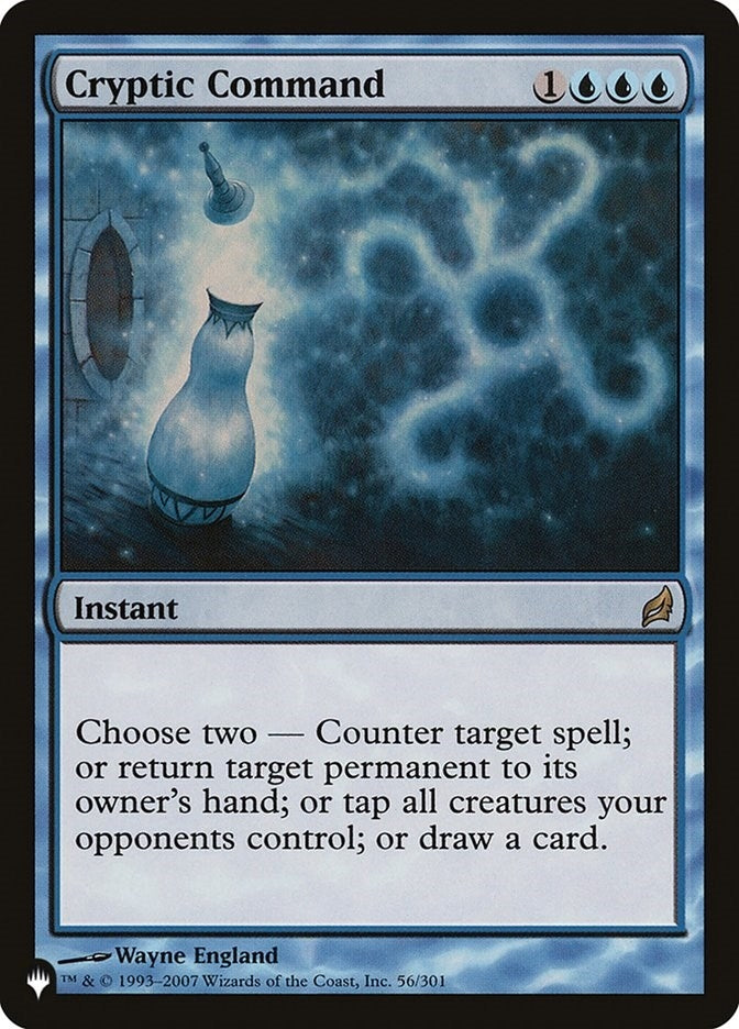 Cryptic Command (LRW) (56/301) (LIST)