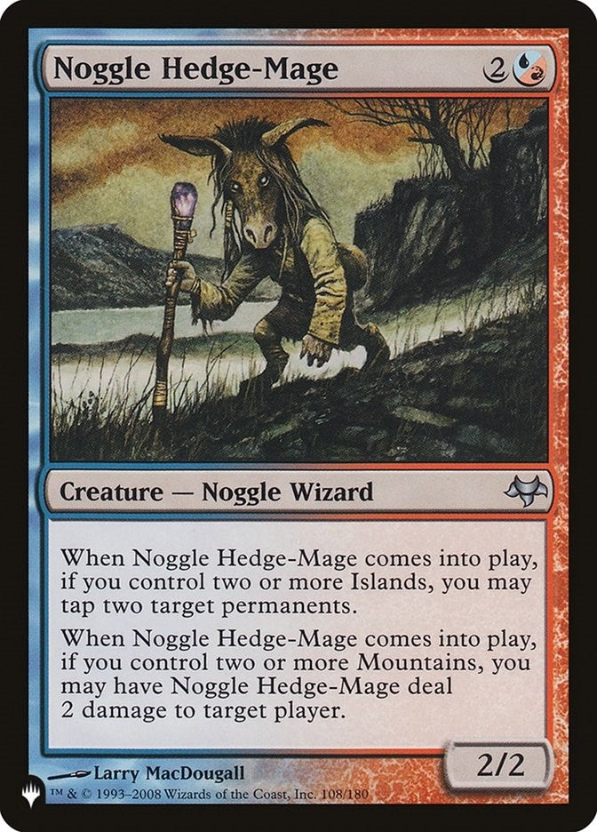 Noggle Hedge-Mage (108/180) (LIST)