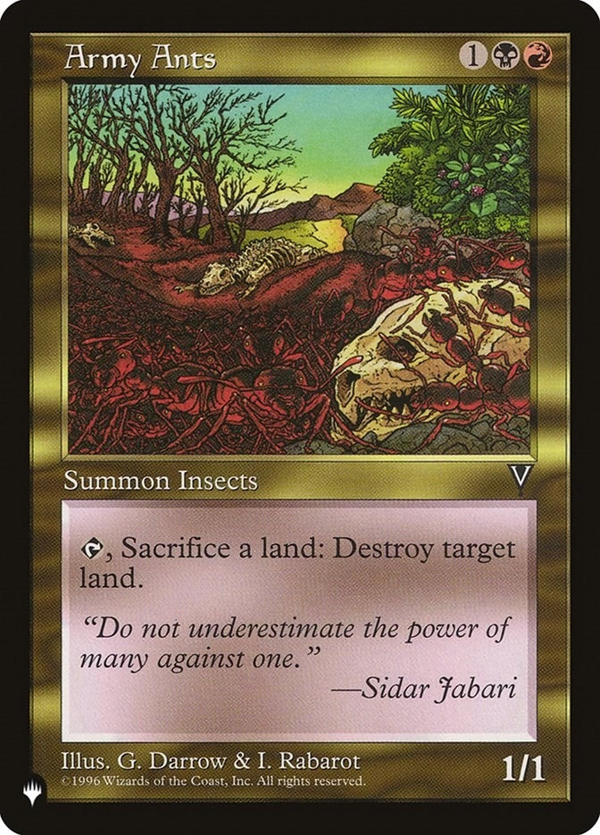Army Ants (LIST)