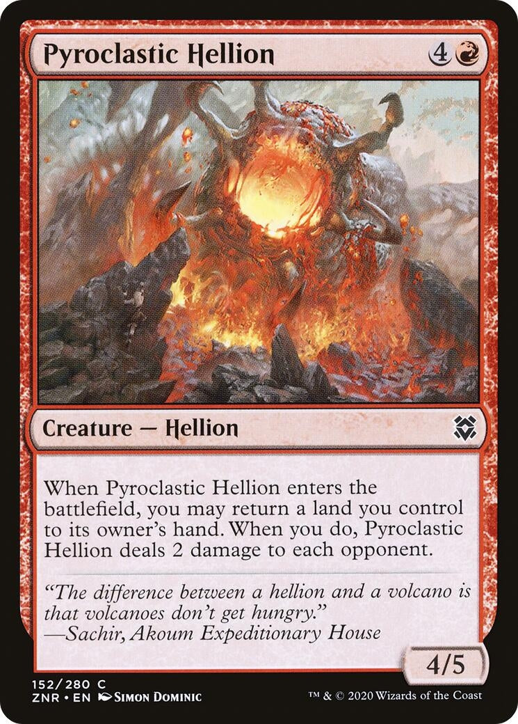 Pyroclastic Hellion (152) (ZNR)