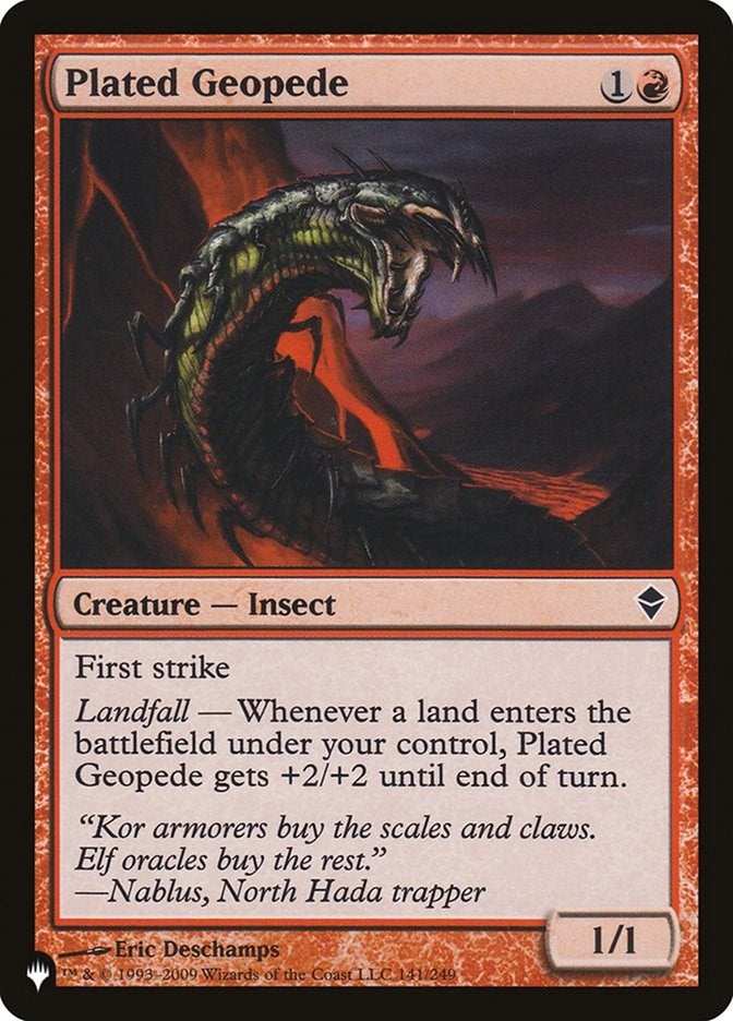 Plated Geopede (141/249) (LIST)