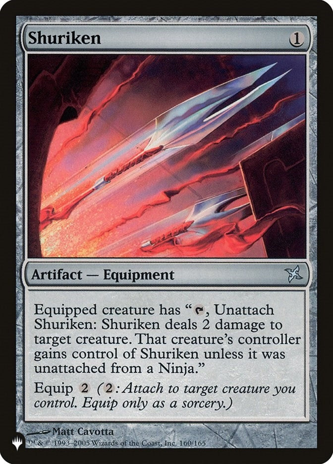 Shuriken (160/165) (LIST)