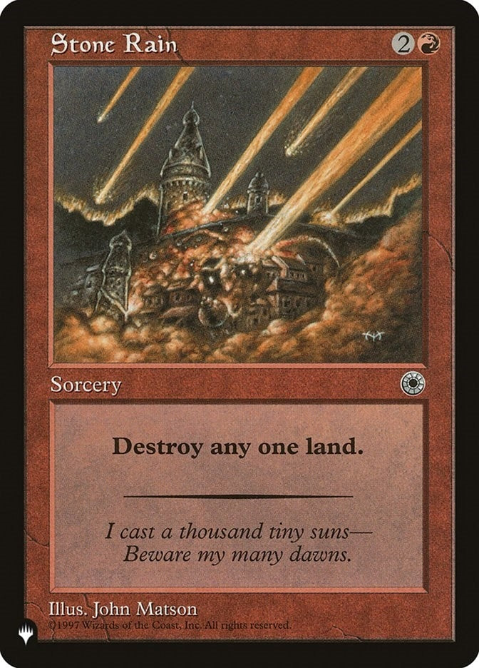 Stone Rain (LIST)