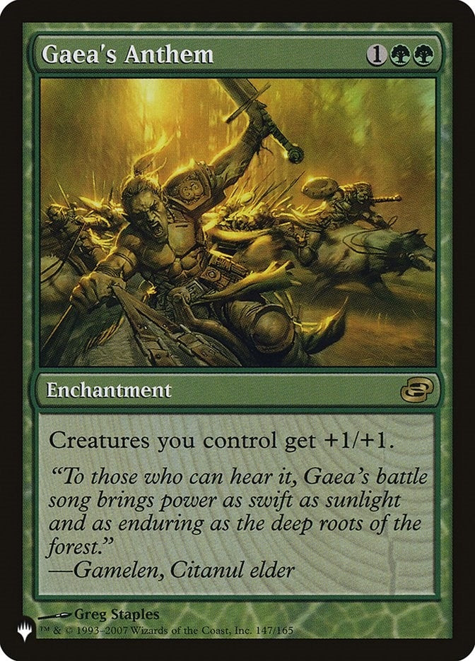 Gaea's Anthem (PLC) (147/165) (LIST)