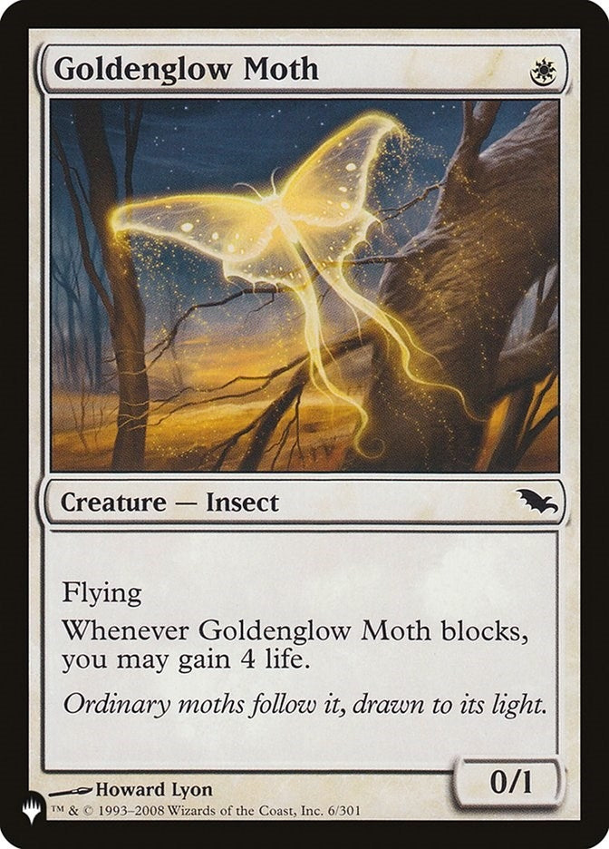 Goldenglow Moth (6/301) (LIST)