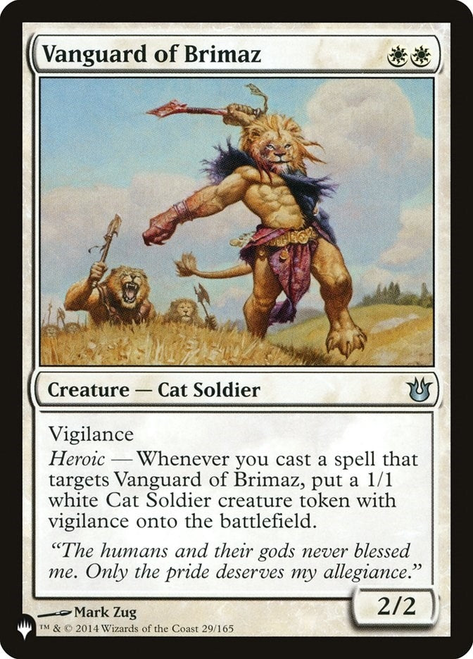 Vanguard of Brimaz (29/165) (LIST)