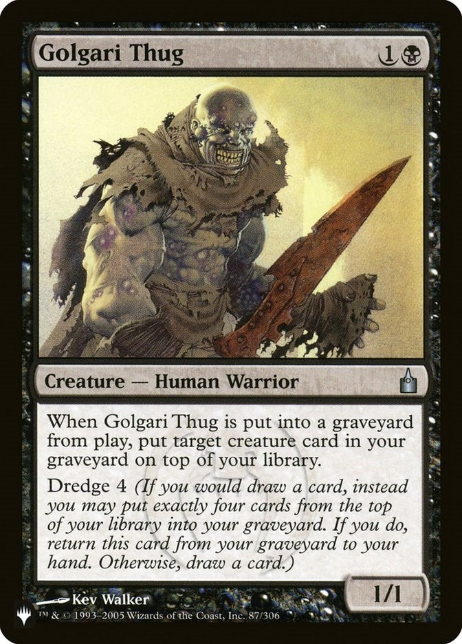 Golgari Thug (87/306) (LIST)