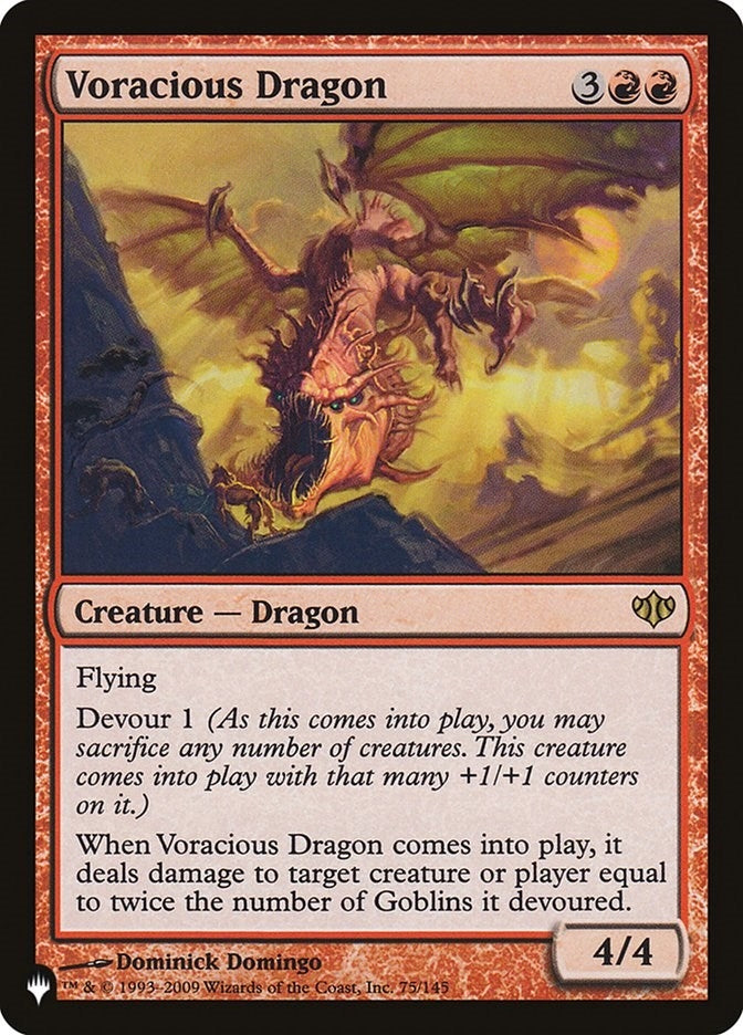 Voracious Dragon (75/145) (LIST)