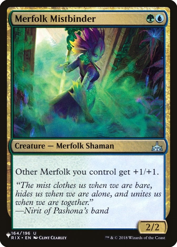 Merfolk Mistbinder (164/196) (LIST)