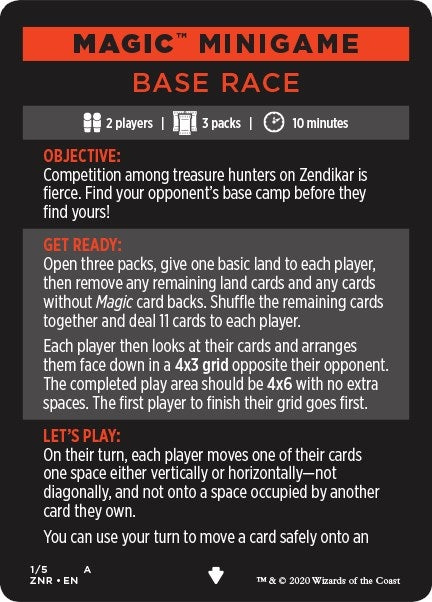 Magic Minigame: Base Race (1) (ZNR)