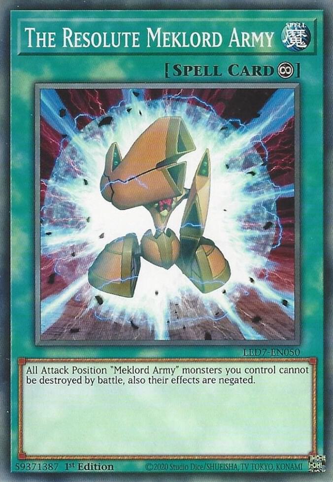 The Resolute Meklord Army (LED7-EN050) (LED7)