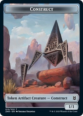 Construct // Illusion Double-Sided Token (10 // 6) (ZNR)