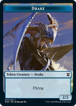 Image for Drake // Insect Double-Sided Token (5 // 7) (ZNR) - Magic: The Gathering