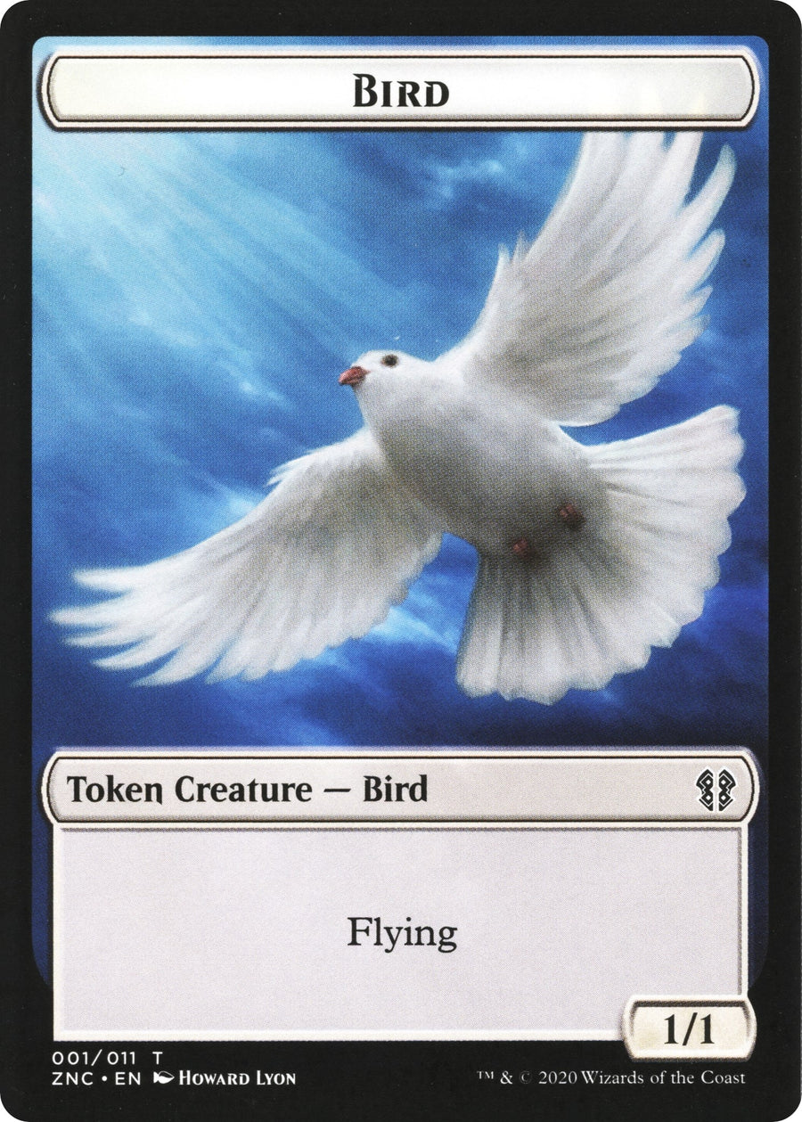 Bird // Kor Ally Double-Sided Token (1 // 2) (ZNC)